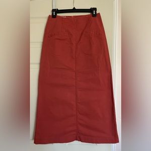 A-line New Creation rust-colored skirt